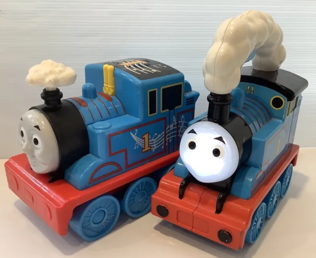 Thomas and Friends  X2 Torch Light Up Sounds Talking Mattel Rolling Melodies Toy