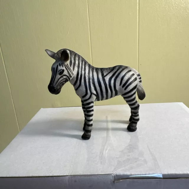 Schleich Zebra Wild Life Nature Animal 2.5" Inch Figure Figurine 1998 Vintage