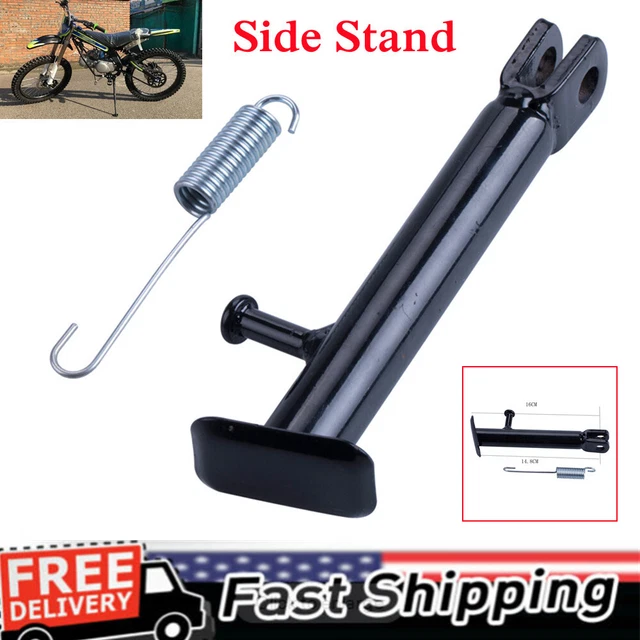 US 16CM Universal Motorcycle Frame Kickstand Side Stand Leg Prop Iron Non-slip