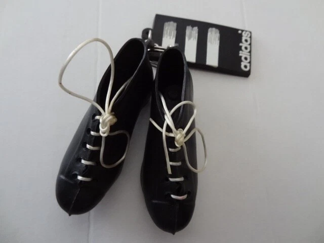 vintage black ADIDAS soccer shoes keychain keyring