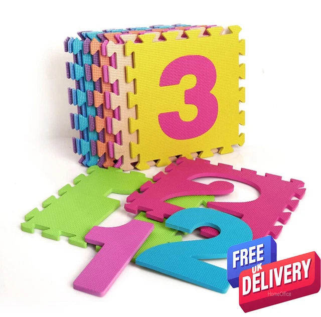 Mat With Numbers 10 EVA NUMBERED Play Mats £11.95 - PicClick UK
