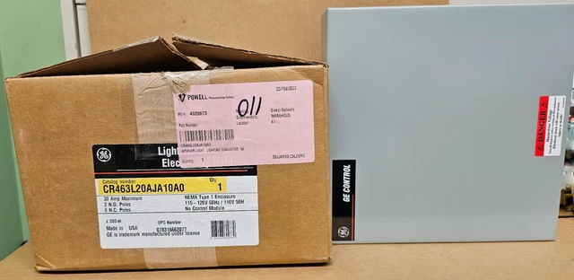 General Electric Cr463L20Aja10A0 Lighting Contactor Electrically Held