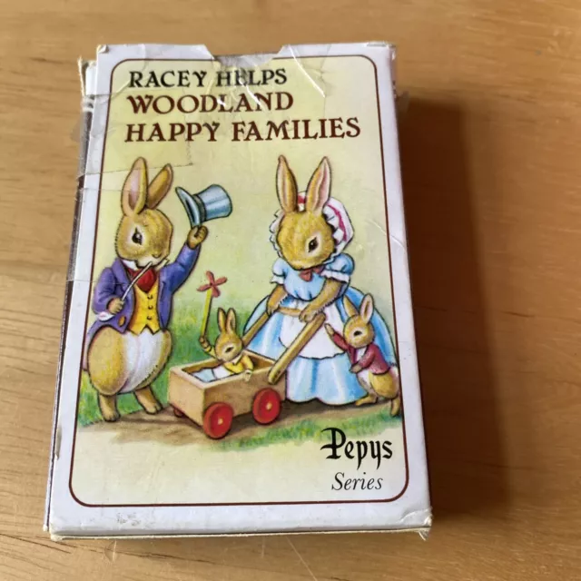 Woodland Happy Families Retro Card Game Pepys Series RACEY HELPS Gibsons