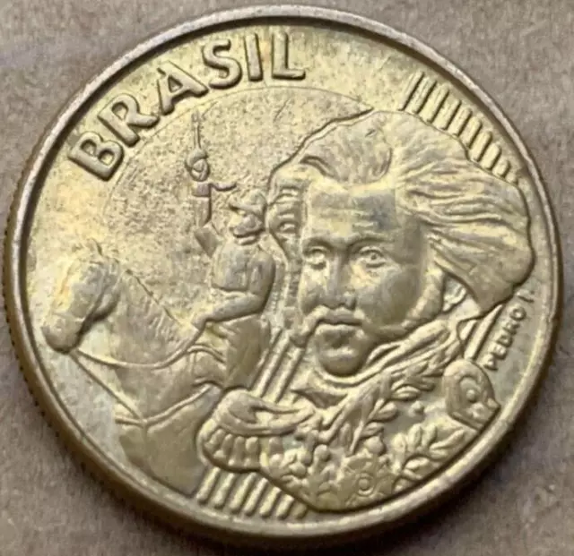 2010 Brazil 10 Centavos Coin AU UNC      #K2348