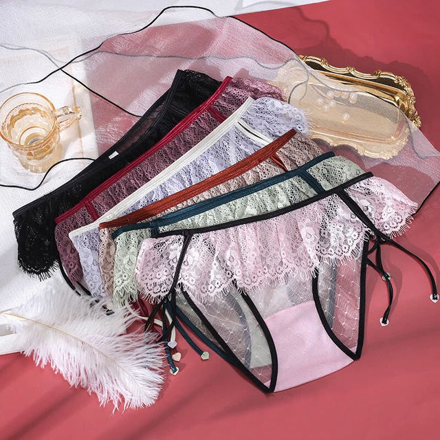 WOMEN SEE THROUGH Underwear Mesh Panties Knickers Lingerie Briefs Sexy women-see-through-underwear-mesh-panties-knickers-lingerie-briefs-sexy