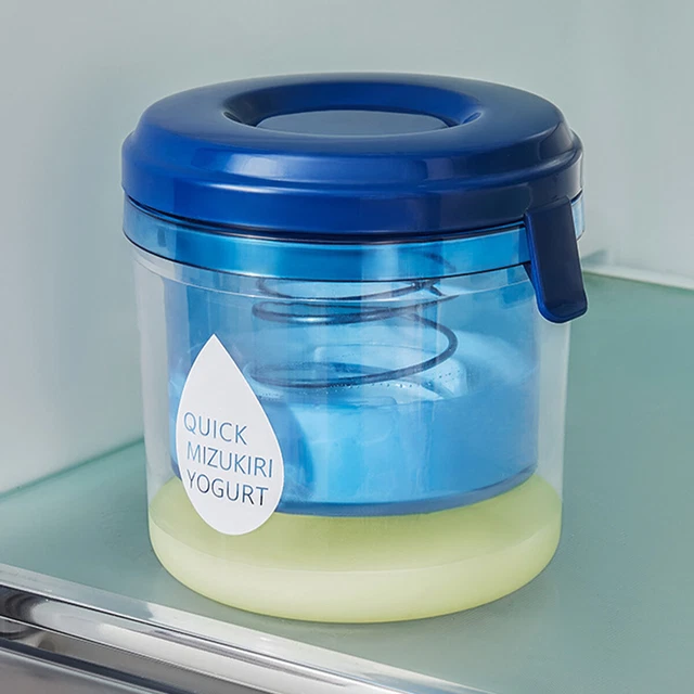 GREEK YOGURT STRAINER Fine Mesh Yogurt Filter with Lid Reusable Plastic