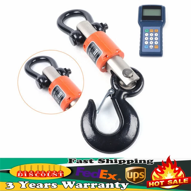 Wireless Digital Electronic Hanging Crane Scale Remote Control Crane Scale New