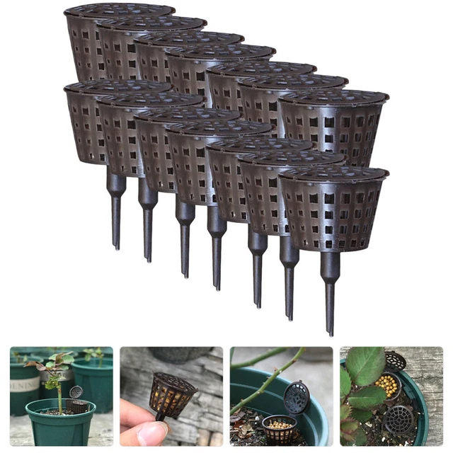 20 Pcs Bonsai Plant Fertilizer Fertilizer Basket Lid Potted Plants Mini