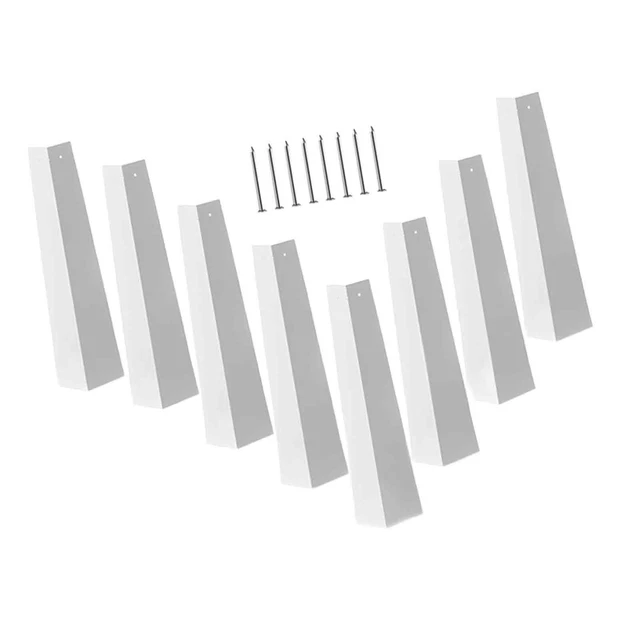 OUTSIDE SIDING CORNER Caps Wall Panel Decoration Smooth Aluminum Siding