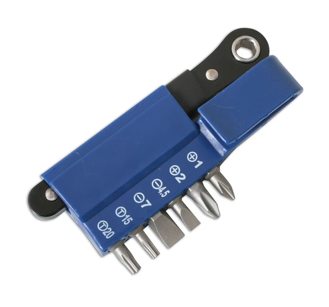 Abiti Mini Cricchetto Set di Punte 7pc 2562 Laser Nuovo