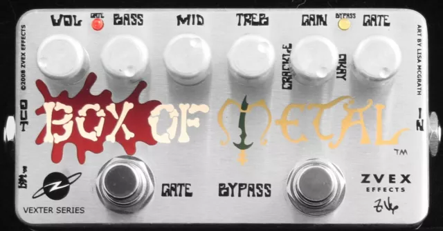 Z.Vex ZVex Effektpedal, Box of Metal VEXTER, Brandneu IN Verpackung