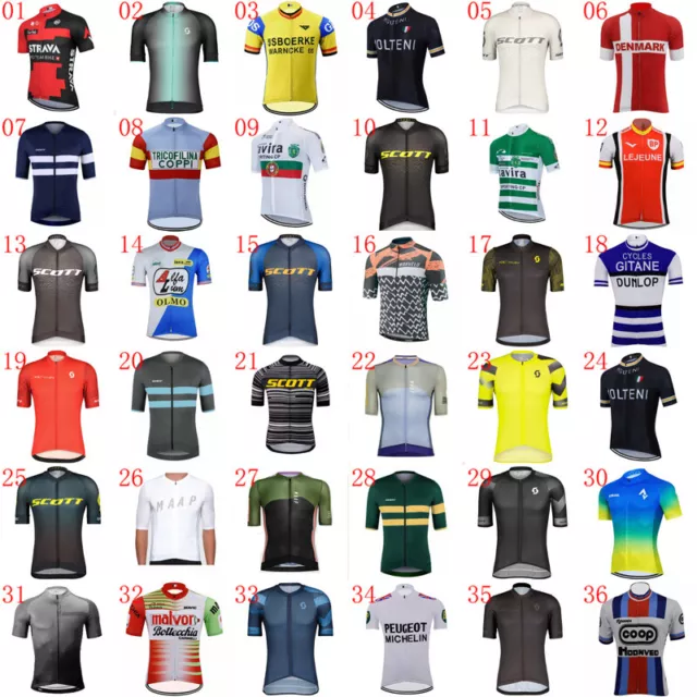 2022 Mens Cycling Jersey Mtb Short Sleeve Shirt Team Bike Tops Bicycle Uniform