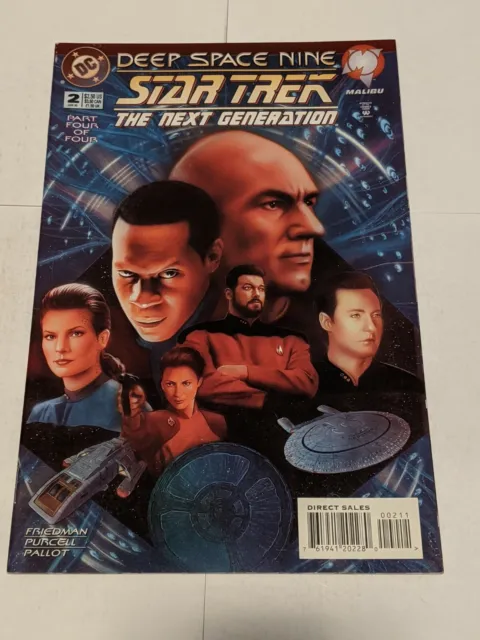 Star Trek The Next Generation Deep Space Nine #2 January 1995 DC Malibu Comics