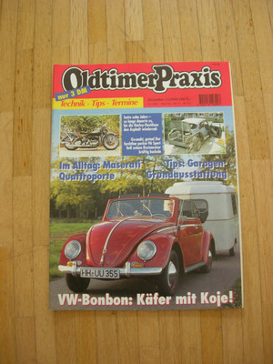 OLDTIMER PRAXIS HEFT 12/1994, VW Käfer Cabrio mit Wohnwagen, DKW 3