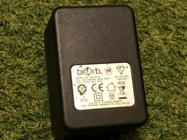 biOrb TDC POWER 12V AC 2-PIN 2-OUTPUT POWER SUPPLY TRANSFORMER ADAPTOR DB-20-12