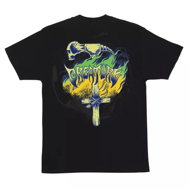 Creature Skateboards Shirt Hammer Tripz Vintage Black