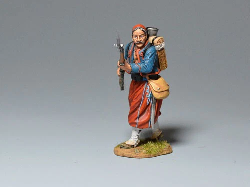Figurine Team Miniature Pékin 1900 - Tireur Chinois Debout - 54 Mm - Plomb Peint