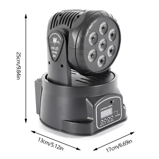 RGBW LED Moving Head Lumière de scène mobile Stage Lighting DMX Party Light 2