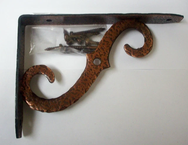 Pair Hager Vintage Ornamental Flower Mailbox Birdhouse Plants Shelf Bracket