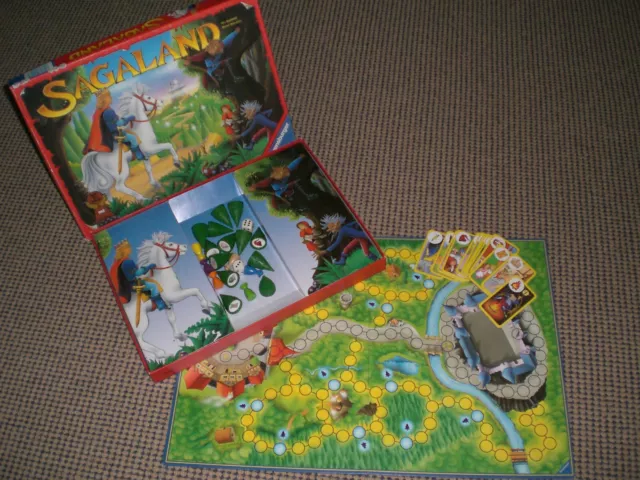 Sagaland - Märchenspiel von Ravensburger für 2-6 Spieler - Spiel des Jahres 1982