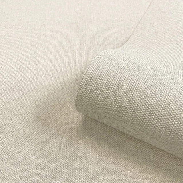 Belgravia Ciara Texture Plain Heavyweight Glitter Vinyl Wallpaper Cream 4403