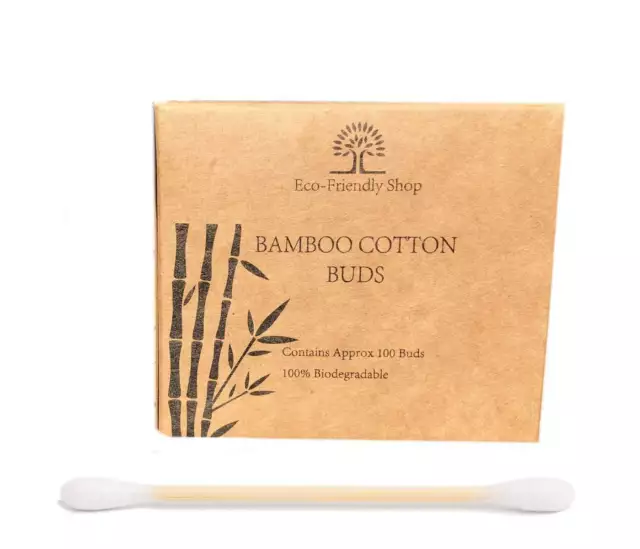 Bamboo Cotton Buds 200-9600 Natural Wooden Ear Swab Makeup Buds Eco Friendly