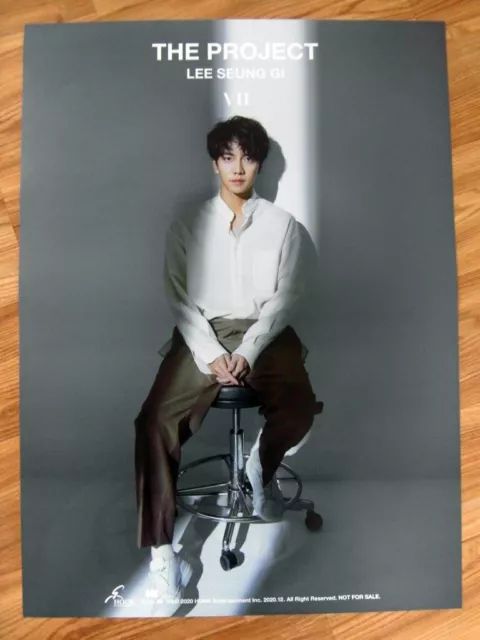Lee Seung Gi - The Project [Original Poster] K-Pop *New*