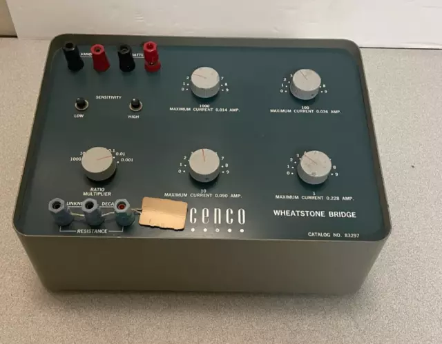 CENCO 83297 Wheatstone Bridge CENCO 83297 Wheatstone Bridge