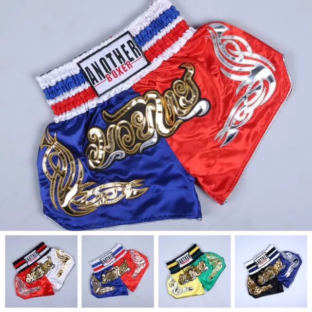 Kickboxing Boxe Short Muay Thaï Polyester Imprimé de Sport Confortable