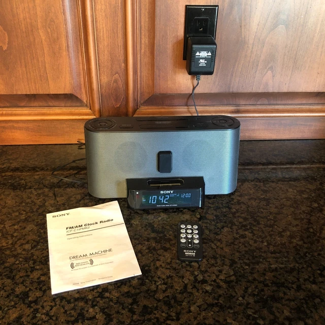 SONY DREAM MACHINE ICFC1iPMK2 FM/AM Alarm Clock Radio iPhone iPod Dock