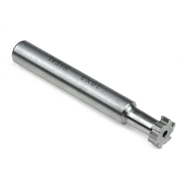 Efficiente HSS Taglierina a T diametro 10 mm 6 flauti per acciaio e alluminio