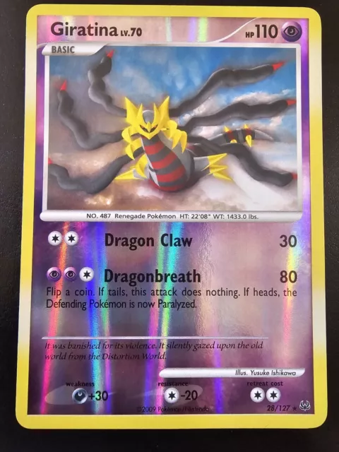 Giratina 28/127 Reverse Holo Platinum Pokemon Card 2009 Values - MAVIN