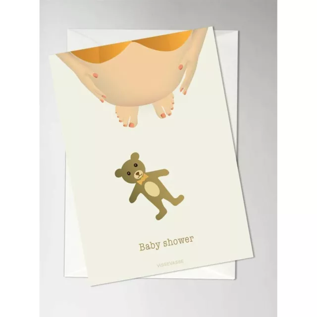 Vissevasse Baby Shower Greeting Card