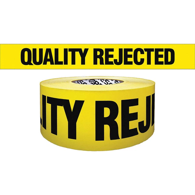 GRAINGER APPROVED B3104Y1836-200 Barricade Tape,Yellow/Black,1000ft x 3In
