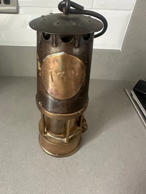 miners lamp (genuine)