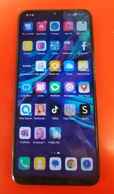 Huawei P Smart 2019 – POT-LX1AF – 64 Go – Noir Minuit – Désimlocké – Occasion