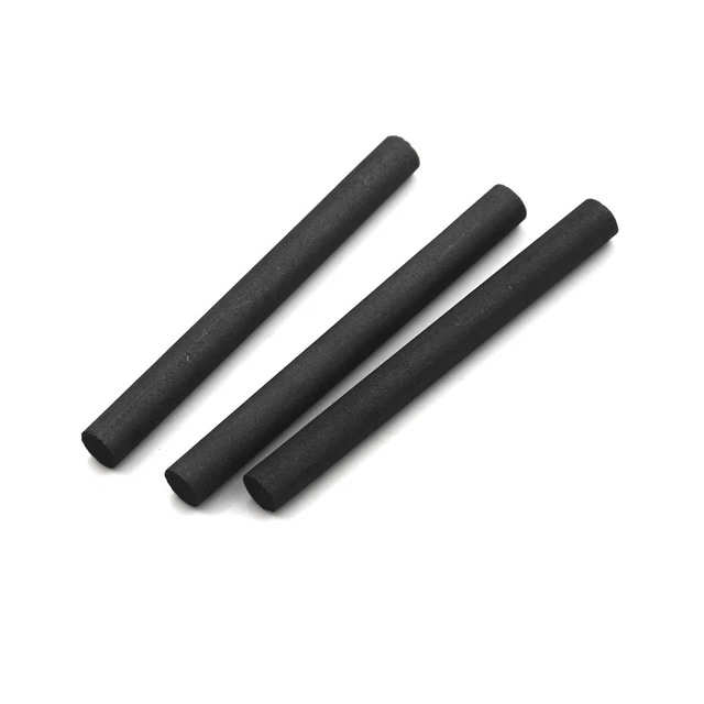 3PCS/LOT 99.9 CARBON Rod Graphite Rods Welding Electrode Cylinder Rod
