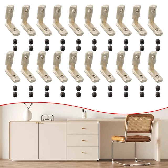 2 Supports De Bride D'angle En Inox - Pour Tringle à Vêtements Ou Serviettes - Fixation Murale Facile - 5,2 X 5,2 Cm - 2