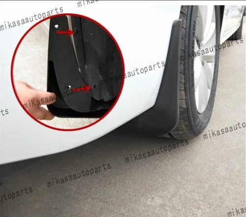 Black Car Mud Flap Flaps Splash Guard Mudguards For Volkswagen Jetta 2006-2010