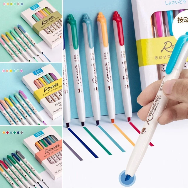 de stylos à surligneur Points clés Marqueurs Soins oculaires Stylo de couleur