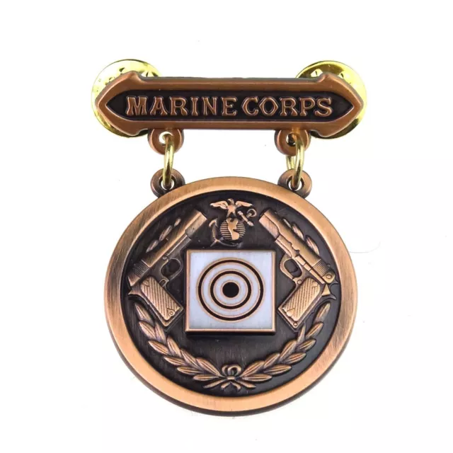 US Marine Corps Pistol Competition Badge USMC Shooting Badge