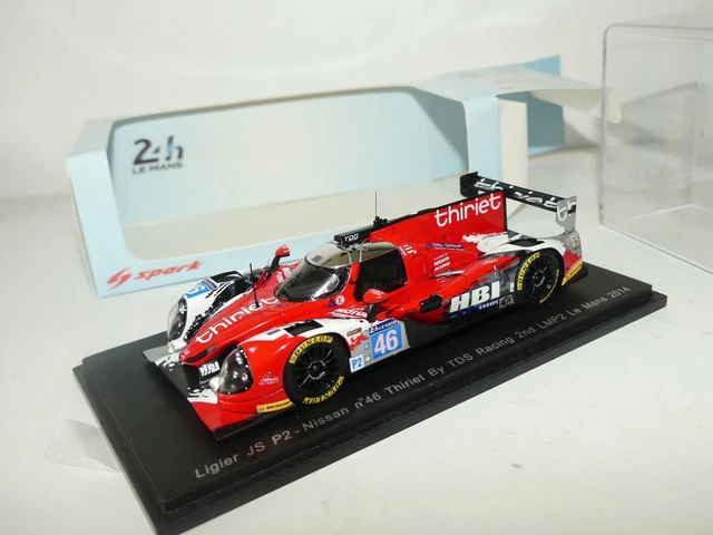 SPARK-MODEL S5130 Scale 1/43 | LIGIER JS P2 TEAM SHANK RACING N 49 24h LE MANS 2016 JOHN PEW
