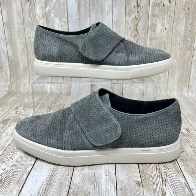 Vaneli Sport Womens Shoes Oberon 8.5Gray Suede casual comfort Hook Loop Support