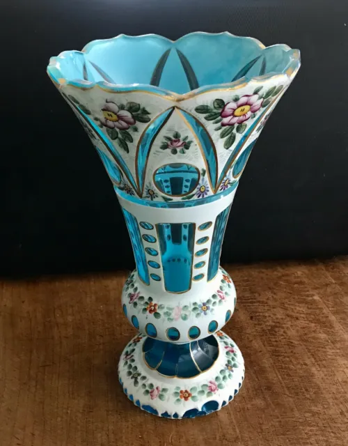 Vase Cristal De Boheme  - Overlay -