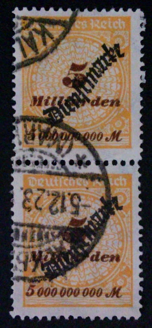 6060) Dt. Reich Dienstmarken Mi.-Nr. 85 (2) gestempelt Fotobefund Tworek BPP