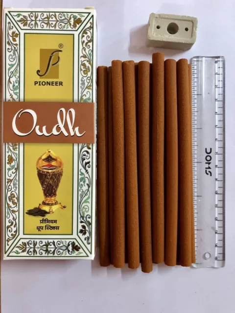 Palos PREMIUM OUDH OUD DHOOP, 100 g, 13-14 piezas, 6 pulgadas de largo,...