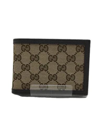 GUCCI Bi-fold wallet Canvas Brown 292534 0416