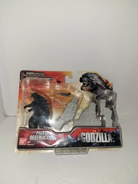 Godzilla Pack Of Destruction Bandai 3.75 inch Scale Figure Set