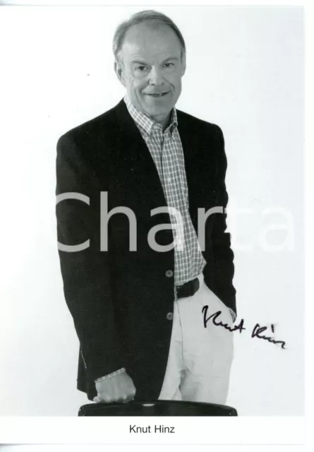 2000 ca CINEMA Attore tedesco Knut HINZ *Foto seriale con AUTOGRAFO 10x15 cm