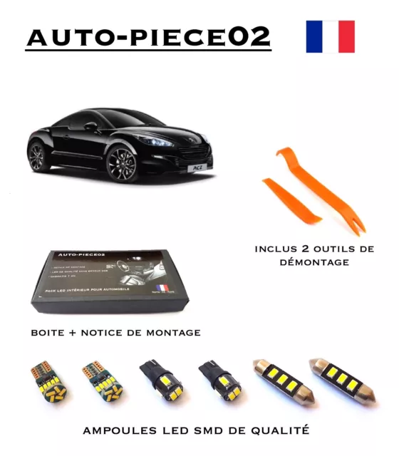 Pack FULL LED intérieur pour Peugeot RCZ